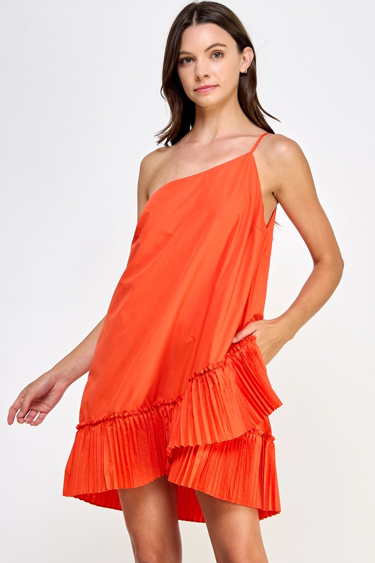 Orange Poplin mini