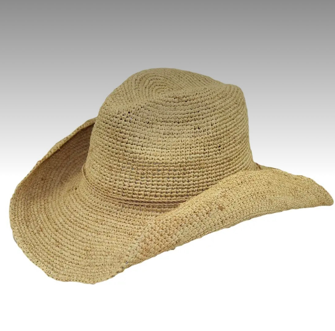 *PRE ORDER* Raffia Cowgirl hat
