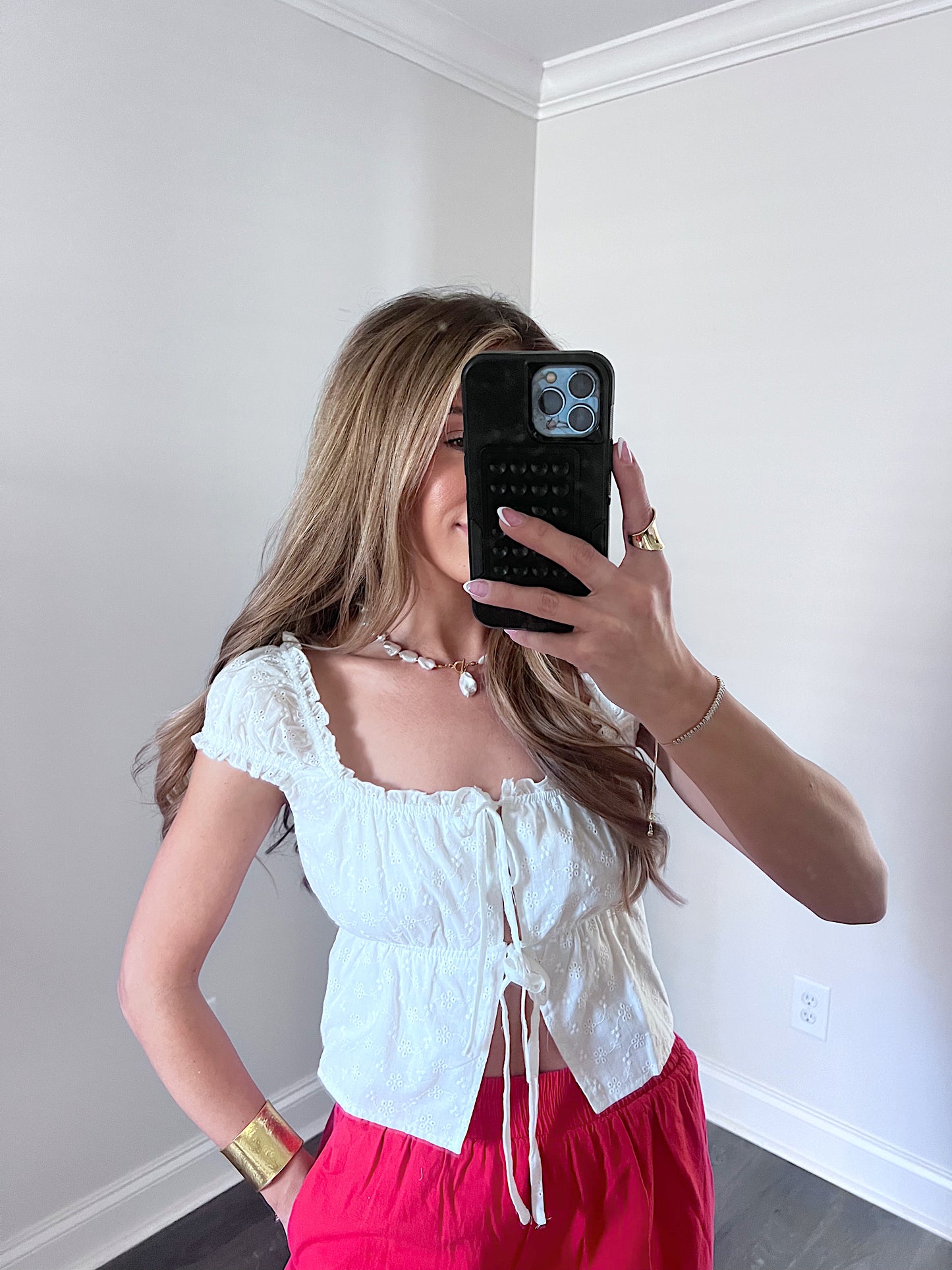 Babydoll Cap sleeve top