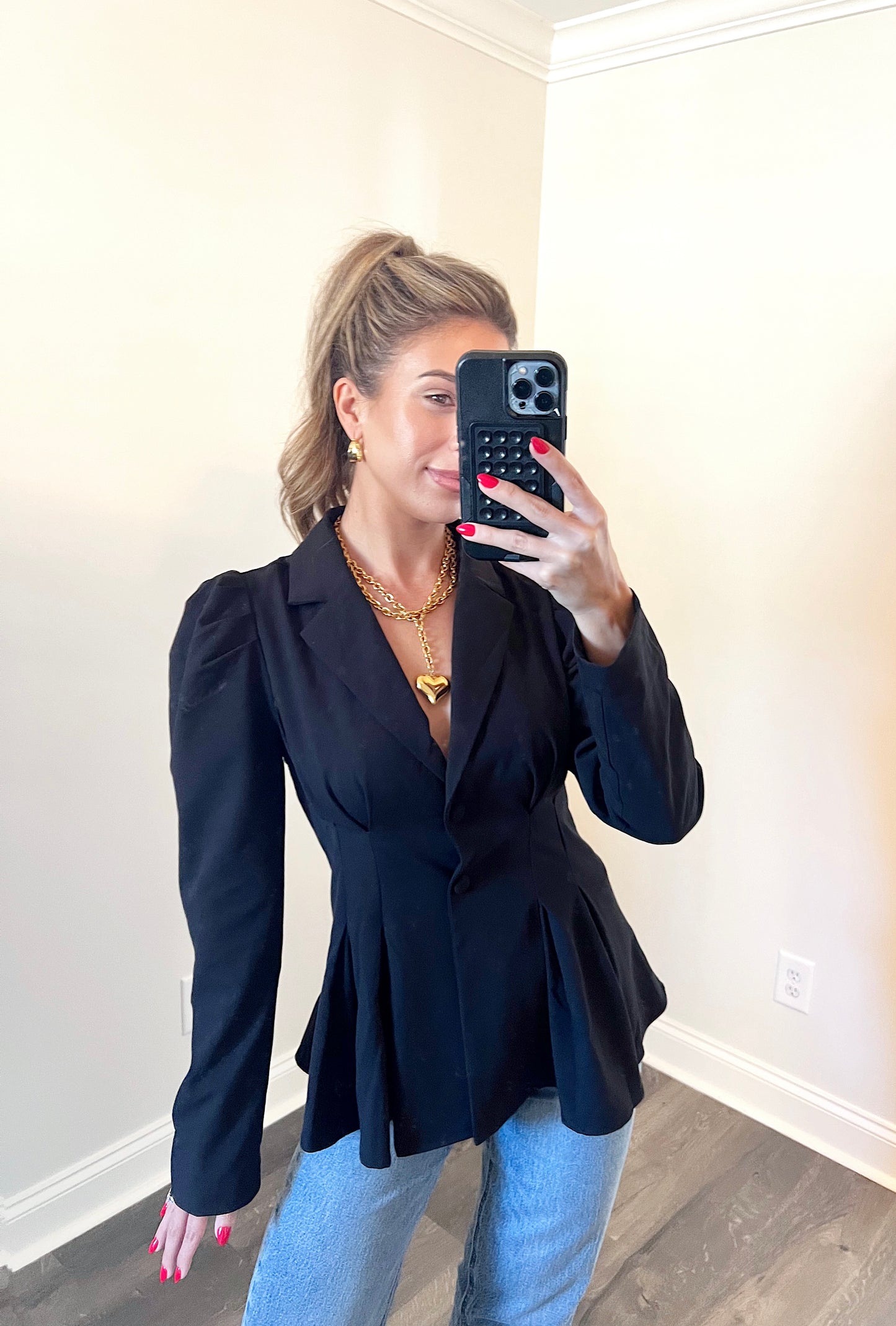 Blazer Party Blouse