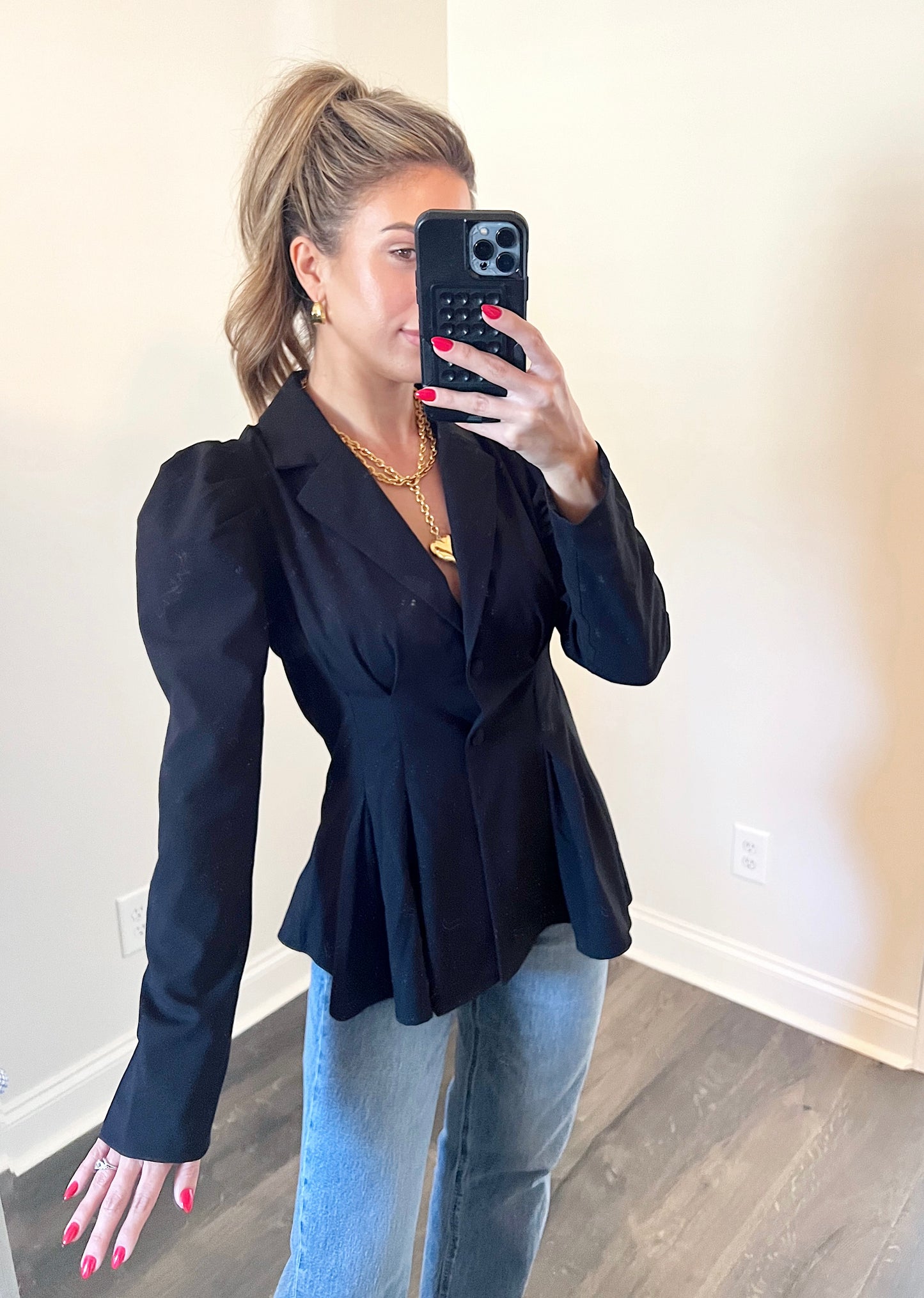 Blazer Party Blouse