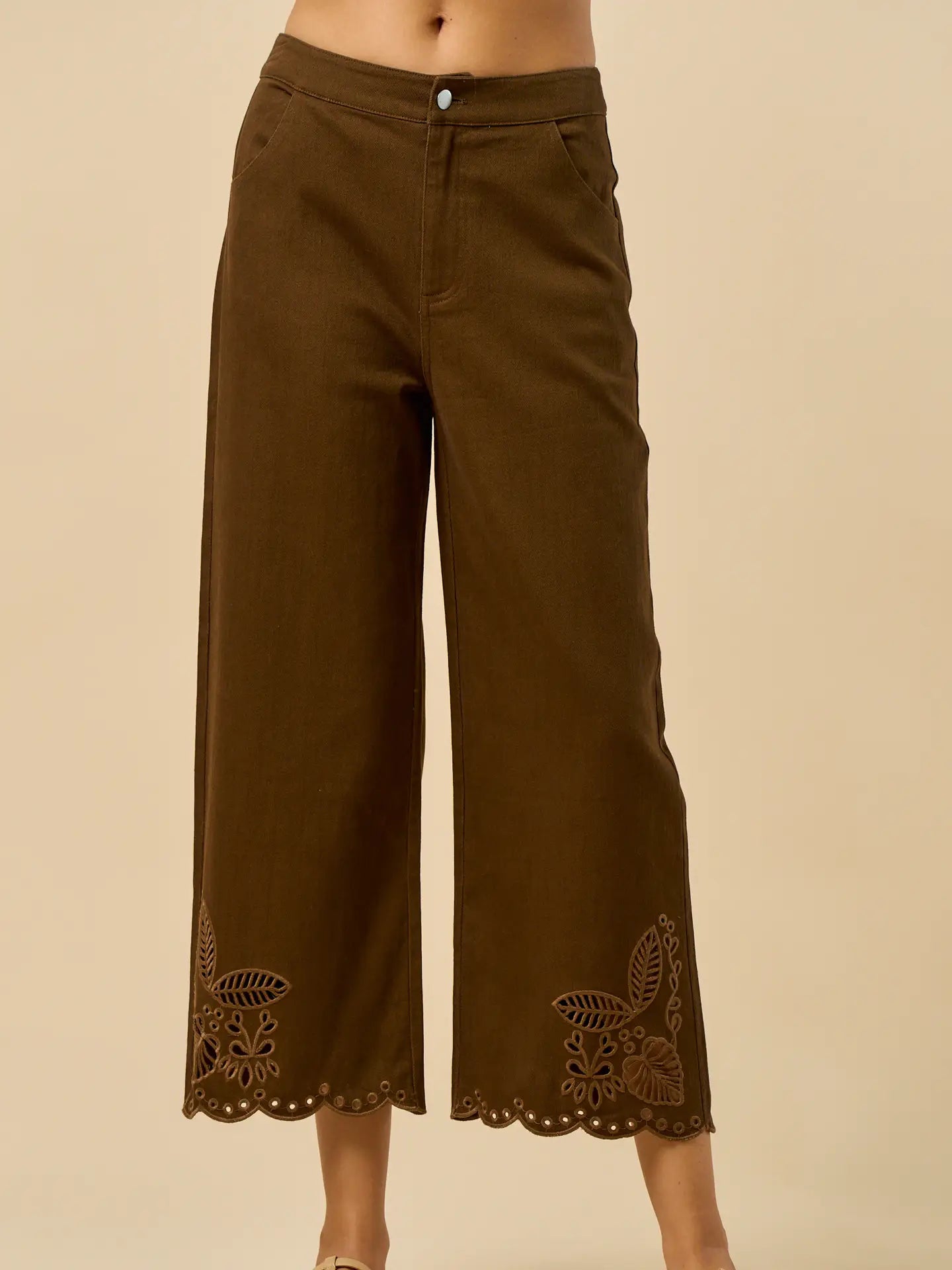 Latte Denim Pants