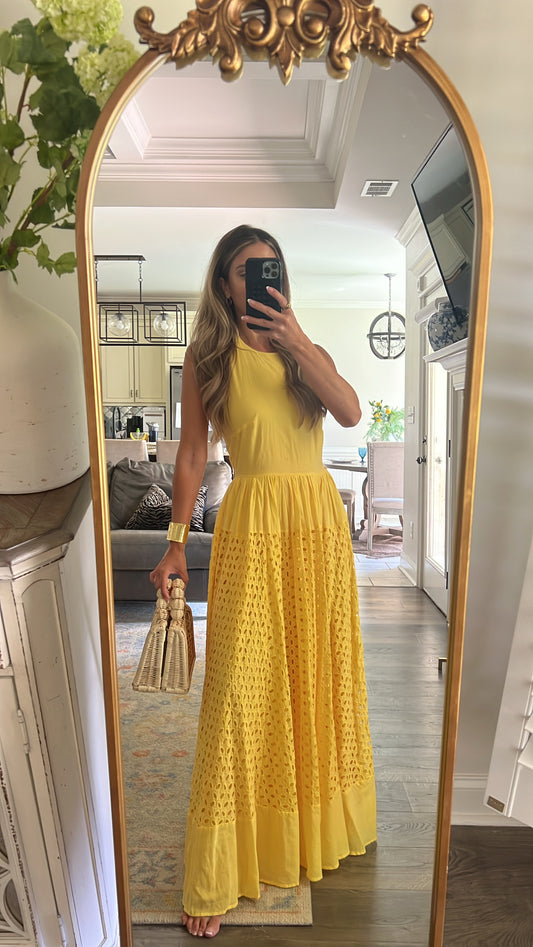 Petal & Eyelet Maxi
