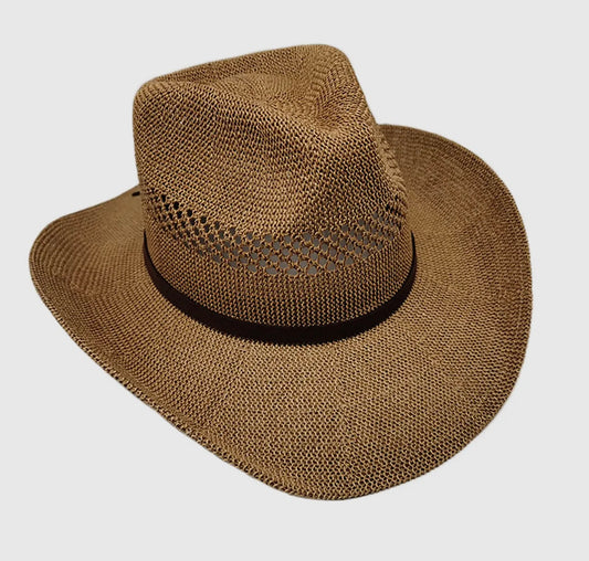 Clearwater cowgirl hat in DARK TAN