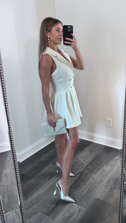 Derby dress in Ivory