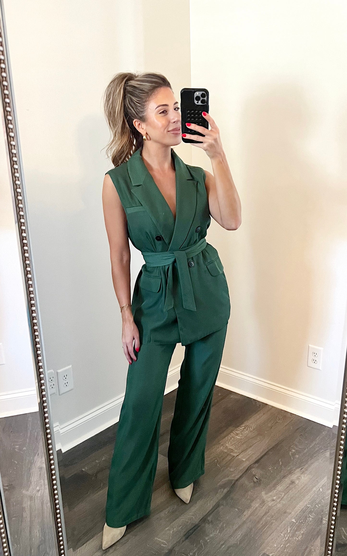 Holiday Green Power Suit Set