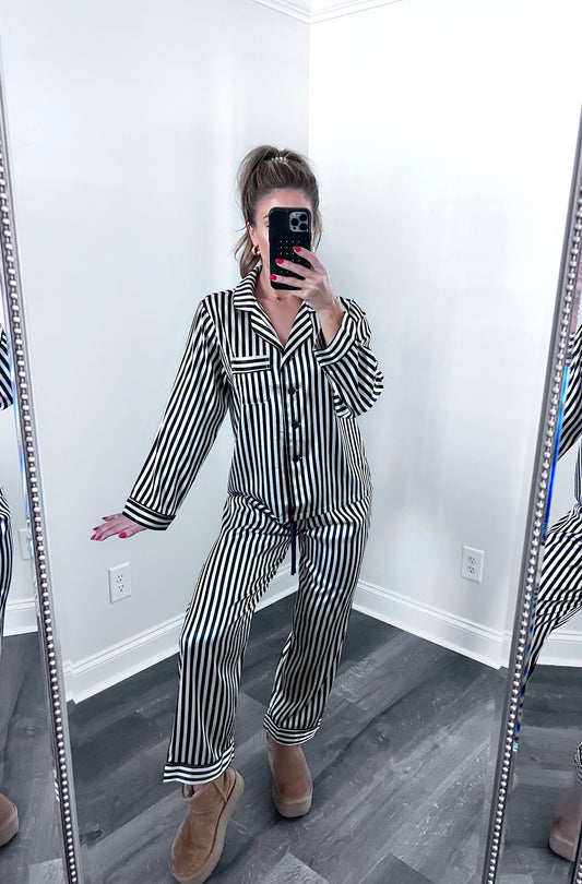 Striped Holiday Pajamas